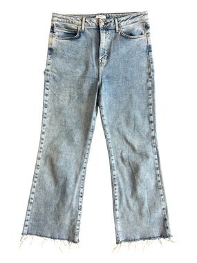 Forever 21 Frayed Hem Light Blue Jeans Size 32